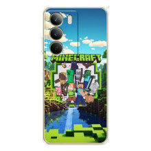 Чехол с картинками Майнкрафт для  – Майнкрафт фон