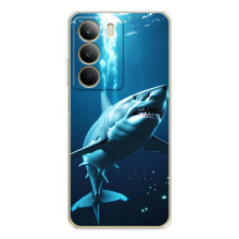 Чехол с картинкой «Хищники» для Realme C71 (Акула)