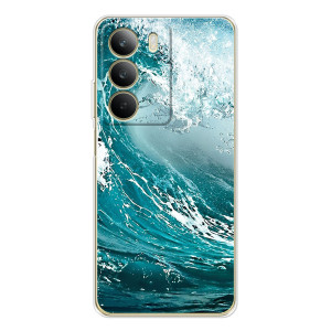 Летний Чехол на Realme C71 – Морская волна