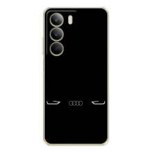 Силиконовый бампер с картинкой машины на Realme C71 (Силует Audi)