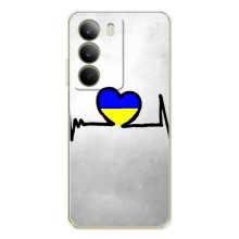 Силіконовий Чохол  на Realme C71 (Я-Україна) (Українська кардіограма)