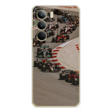 Чехол с прнтом Формула 1 на Realme C71 – Боліди на трасі