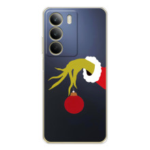 Зимние Чехлы для С71 - прозрачный фон (Гринч с игрушкой)