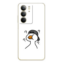 Бампер с принтом Мемы для Realme C73 5G (Непонимание)