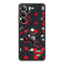 Бампер (ТПУ) с принтом Brawl Stars на С73 4Джи (Черный Ворон)