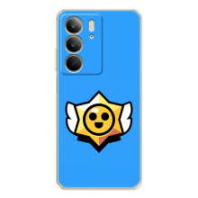 Бампер (ТПУ) с принтом Brawl Stars на С73 4Джи (Значок)