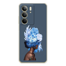 Чехлы (ART) Цветы на Realme C73 5G (VPrint) (Цветы на голове)