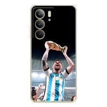 Чехлы Лео Месси Аргентина для Realme C73 5G (Счастливый Месси)