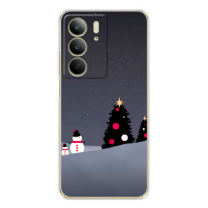 Чохли на Новий Рік Realme C73 5G – Сніговички