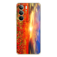 Чохол з картинкою (Стильні) С73 5G - (AlphaPrint) (Поле тюльпанів)