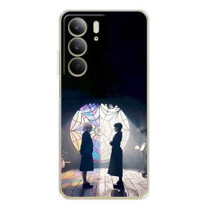 Чехлы с принтом Уэнсдей на Realme C73 5G – Уэнсдей и Энди
