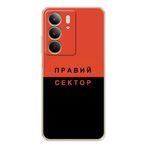 Чехлы УПА (Красно-Чёрный) на Realme C73 5G – Правый Серктор