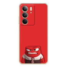 Чехол Головоломка для Realme C73 5G - (AlphaPrint) – Гнев