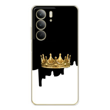 Чехол (Корона на чёрном фоне) для С73 4Джи – Золотая корона