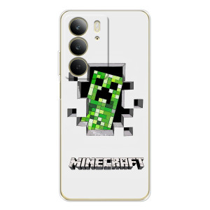 Чехол Майнкрафт на Realme C73 5G (AlphaPrint) Minecraft