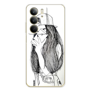 Чехол с печатью для Realme C73 5G - (Мода) (AlphaPrint)