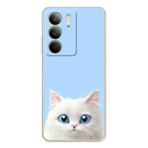 Чохол на тематику: Коти для Realme C73 5G – Білий кіт