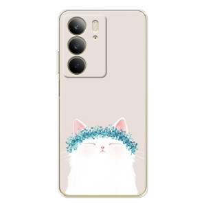Чохол на тематику: Коти для Realme C73 5G – Білий котик