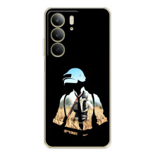 Силиконовый чехол с картинкой "Герой Pubg" на Realme C73 5G (Пубг мен)