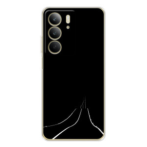 Чехол с картинками на черном фоне для Realme C73 5G – Дорога