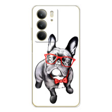 Бампер для Realme C73 5G с картинкой "Песики" (В очках)