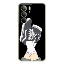 Чехол с Прикольным принтом на Realme C73 5G – Кеды