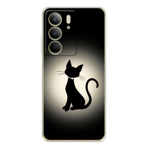 Чехол с принтом для Realme C73 5G (AlphaPrint) Модные коты