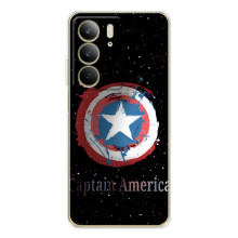 Чехол с Щитом Капитана Америки на Realme C73 5G – Щит Капитана