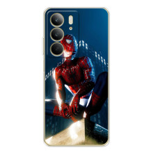 Чехол Супергерой Человека Паука на Realme C73 5G – Паук на доме