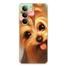 Чехол (ТПУ) Милые собачки для Realme C73 5G (Йоршенский терьер)