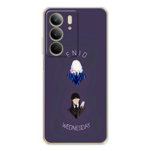 Чохли Венсдей на Realme C73 5G Уенсдей (AlphaPrint) – Венздей і подруга