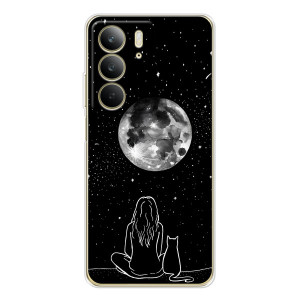 Чохол з малюнком кіт на Realme C73 5G