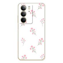 Чехол с цветочным принтом на С73 4G – Розовые цветы