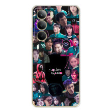 Чохол Гра в кальмара для Realme C73 4G – Колаж гра кальмара