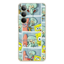 Силиконовый чехол Спанч Боб на С73 4Джи (Фото-БоБ)