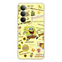 Силиконовый чехол Спанч Боб на С73 4Джи (Спанч Боб бежит)