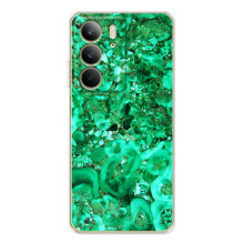 Мраморний чехол на Realme C73 5G (VPrint) (Салатовий Мрамор)