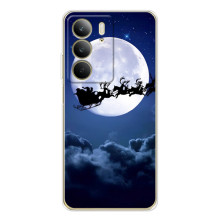 Новорічні Чохли для С73 5G (VPrint) (Санта - місяць)