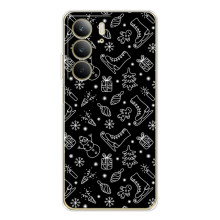 Новорічні, Святкові Чохли для Realme C73 5G - 2024 год (Новорічний фон)