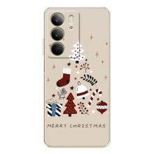Різдвяні Чохли для Realme C73 5G (VPrint) (Merry Christmas)