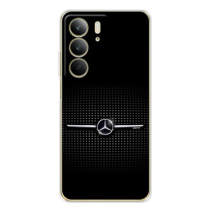 Силиконовый бампер с картинкой машины на Realme C73 5G (Mercedes)