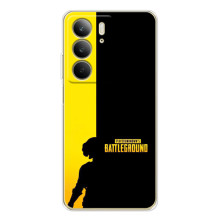 Чехол (TPU) с картинкой "Лого Пабг" на С73 4Джи – Battlegrounds