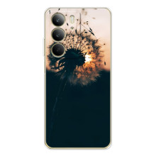 Силиконовый Чехол с одуванчиками на Realme C73 5G – Красивый одуванчик