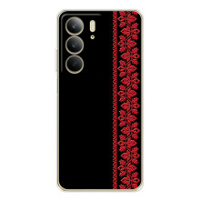 Силиконовый Чехол на Realme C73 5G – Красная Вышиванка