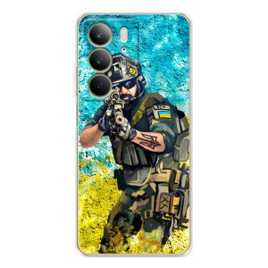 ЗСУ Чехлы (TPU) для Realme C73 5G – ЗСУ  Воин