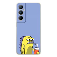 Бампер з принтом Меми для Realme C75 – Байдужість