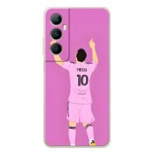 Чехлы Лео Месси в Майами на Realme C75 – Празднование Месси