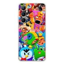 Чехлы Brawl Stars для Realme C75 (AlphaPrint) (Герои Бравл Старс)