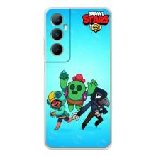 Чехлы Brawl Stars для Realme C75 (AlphaPrint) (Трио героев)