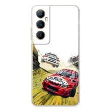 Чехлы с Машинами на Реалми С75 (VPrint) (Гоночные Тачки)